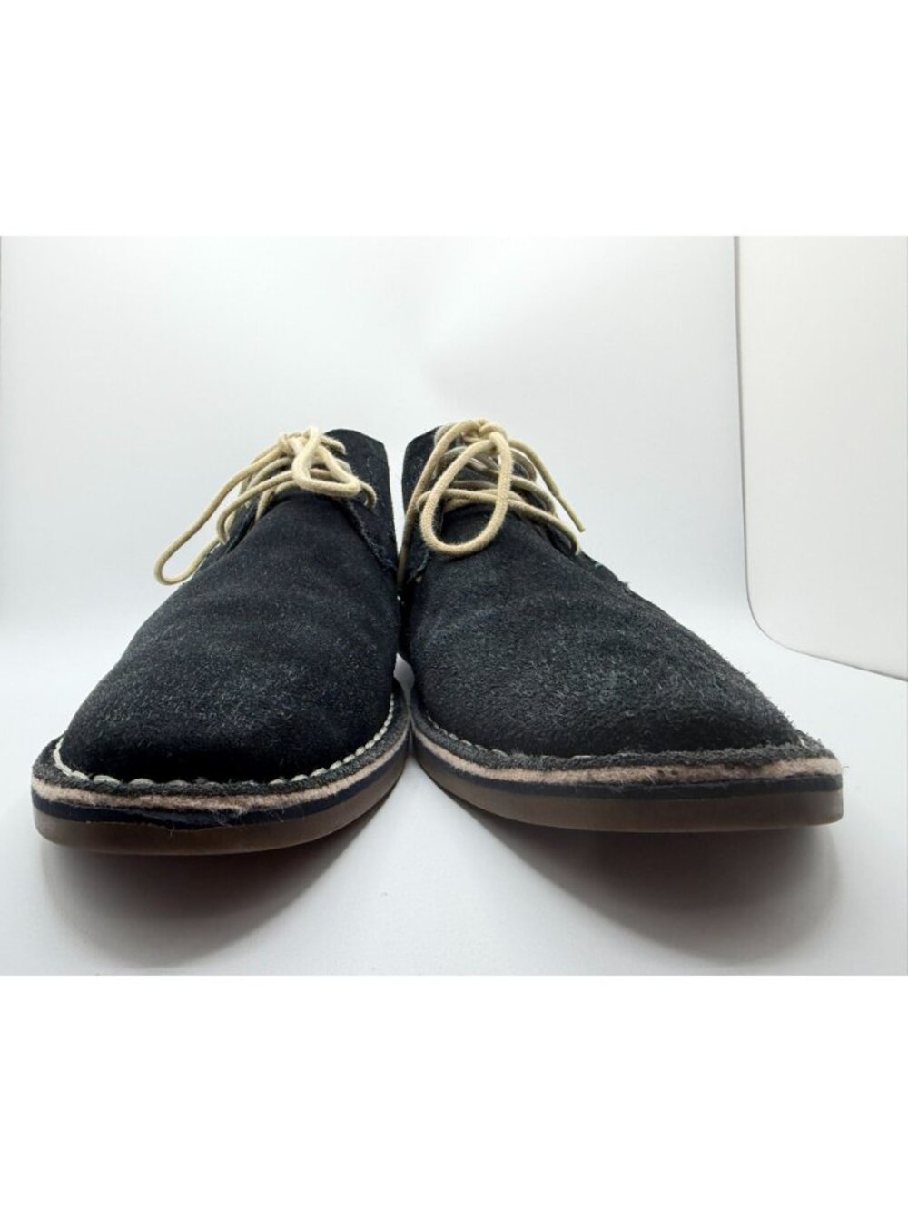 Kenneth Cole Reaction Desert Wind Chukka Boots Men Size 10M Dark Blue Leather - Picture 6 of 16